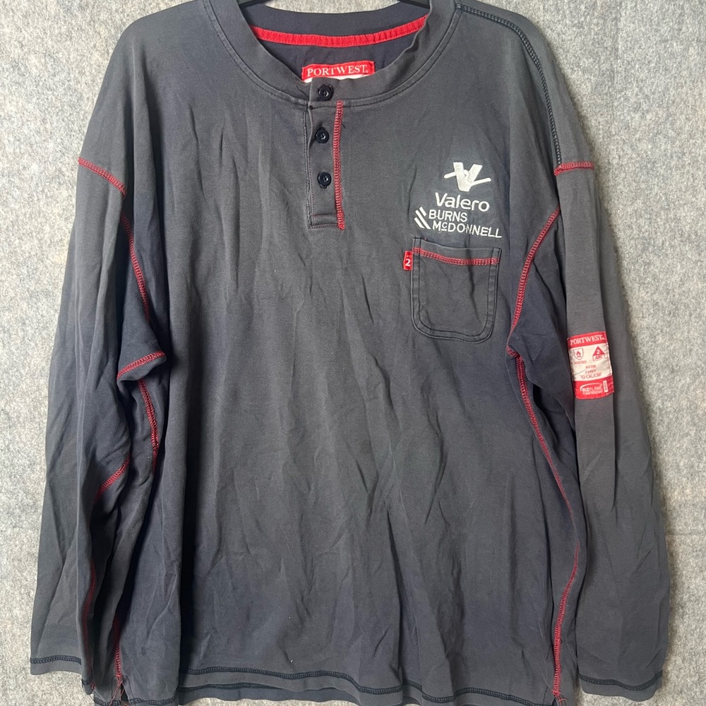 Portwest FR‎ Flame Resistant Men 4XL long sleeve work shirt